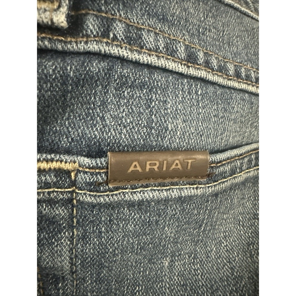 Ariat M4 Legacy Boot Cut Jeans Mens 34x36 Relaxed Fit Medium Wash Western - Picture 2 of 16